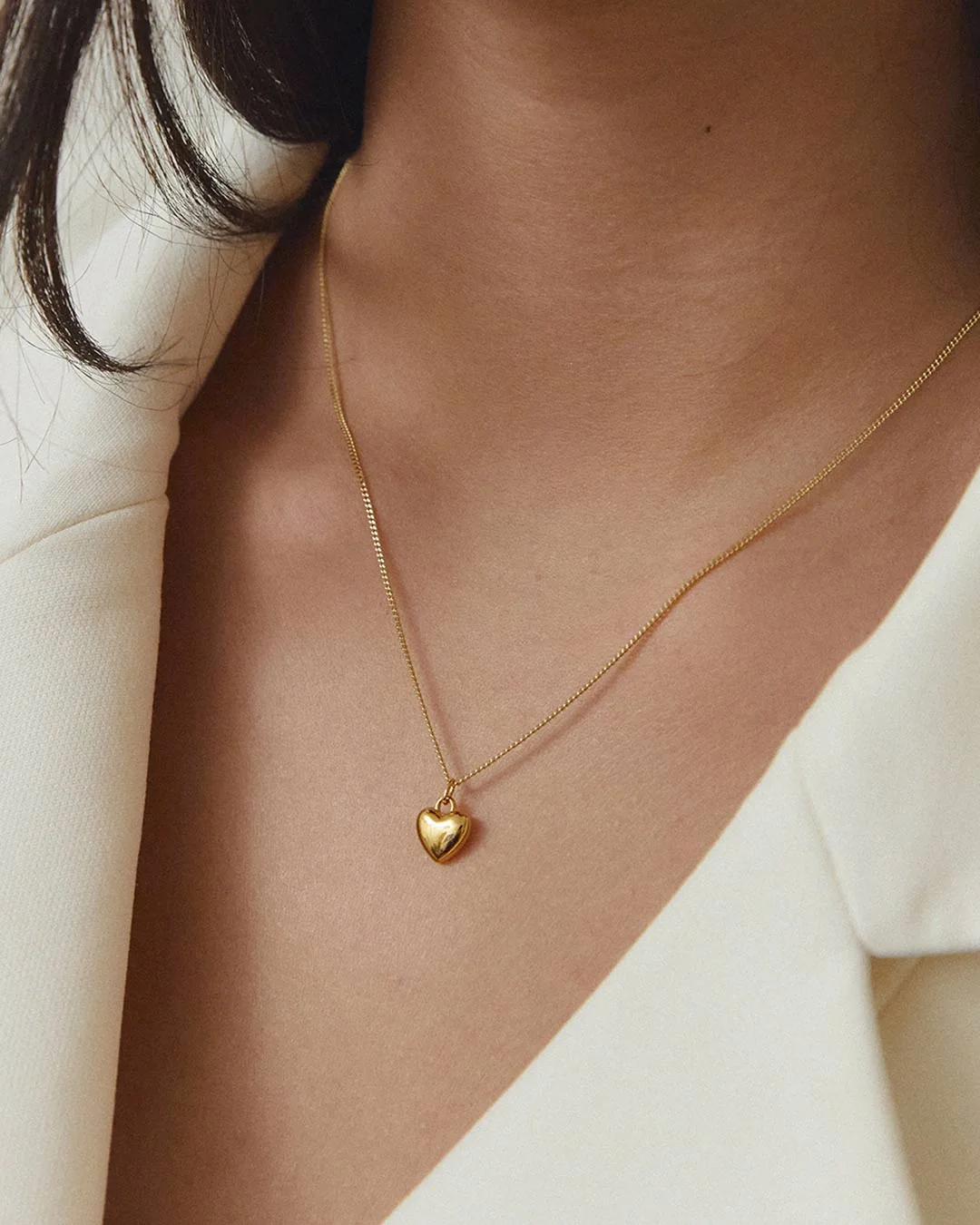 Heart Charm Gold - Image 2