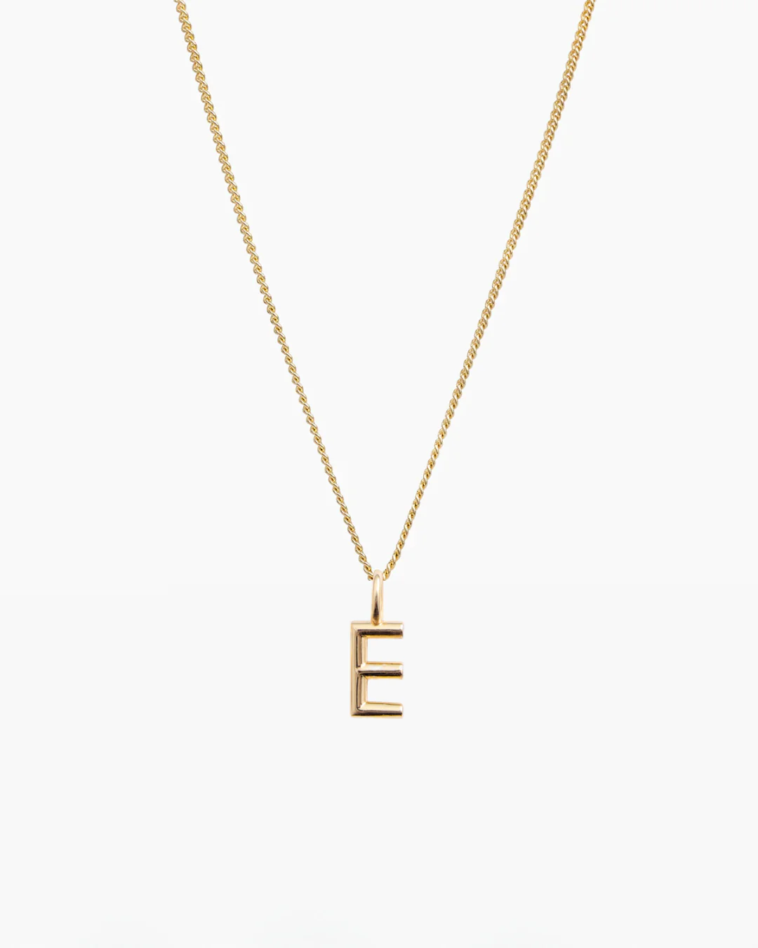 Letter Charm Necklace Gold - Image 8