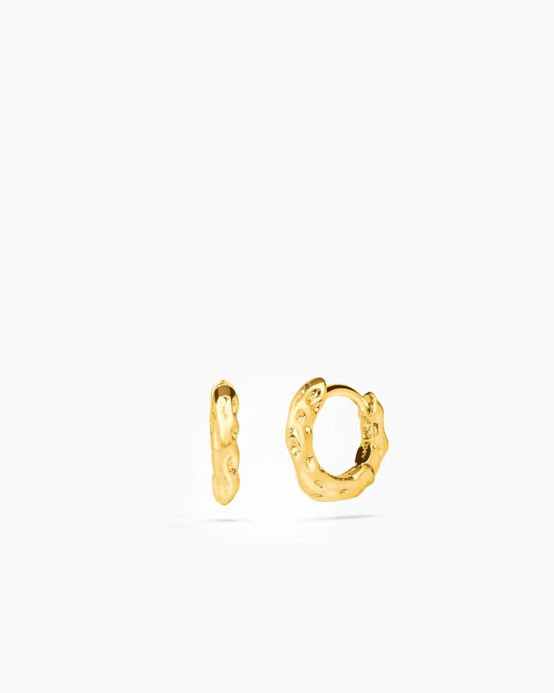 Sole Huggie Hoops Gold - Image 4