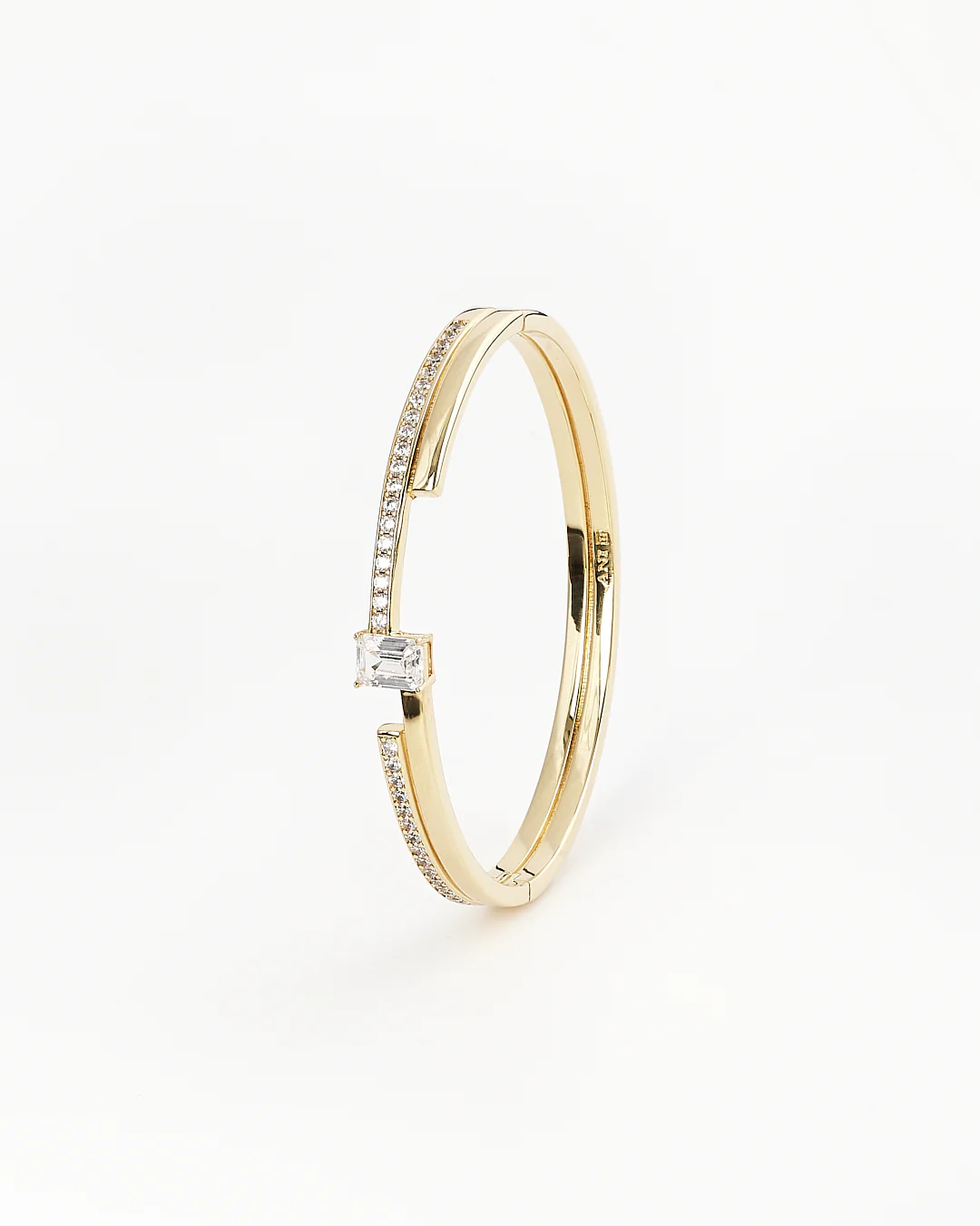 Sospeso Pavé Bracelet Gold - Image 4